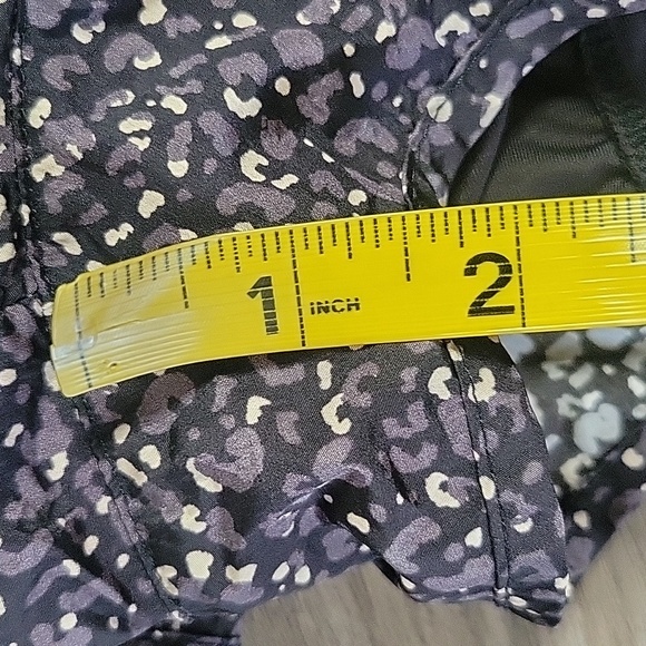 Free People Movement The Way Home Black Leopard Print High Waist Lined Shorts MD - Picture 15 of 15